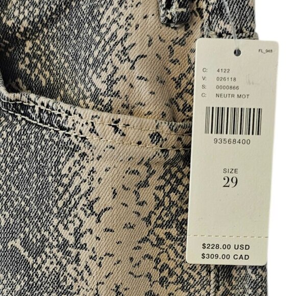 MOTHER Womens The Hustler Flood Jeans, Boa Babe, High Rise, Size 29, NWT - Picture 4 of 11